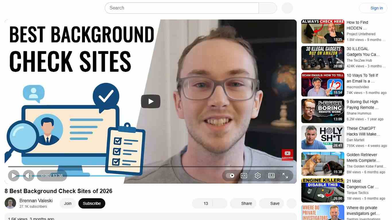 8 Best Background Check Sites of 2026 - YouTube