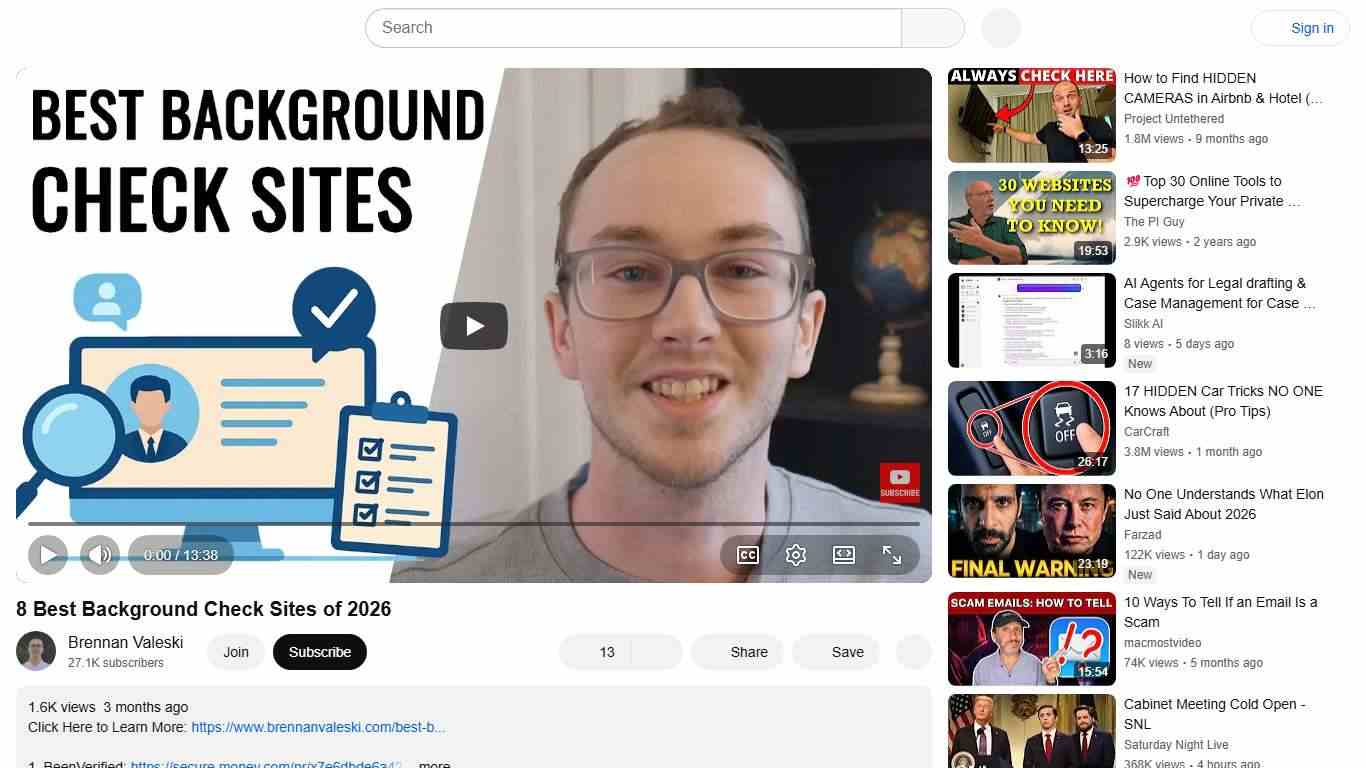 8 Best Background Check Sites of 2026 - YouTube
